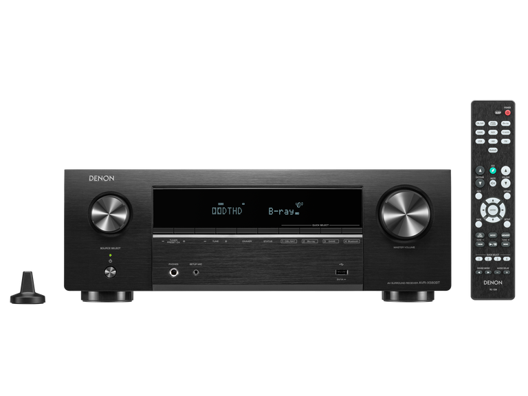 AVR-X580BT, Black, dynamic