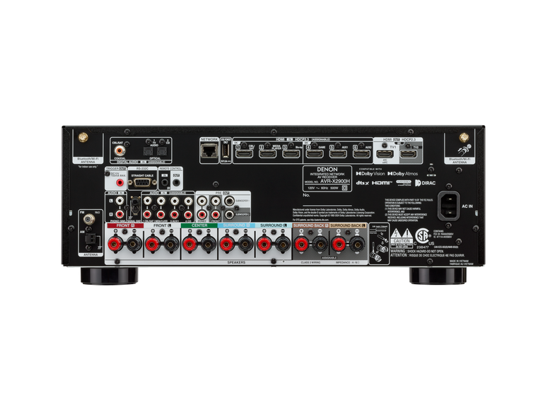 AVR-X2900H, Black, dynamic